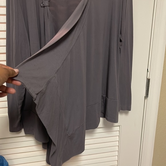 Avenue Gray Cardigan Size 18/20 - Picture 10 of 10
